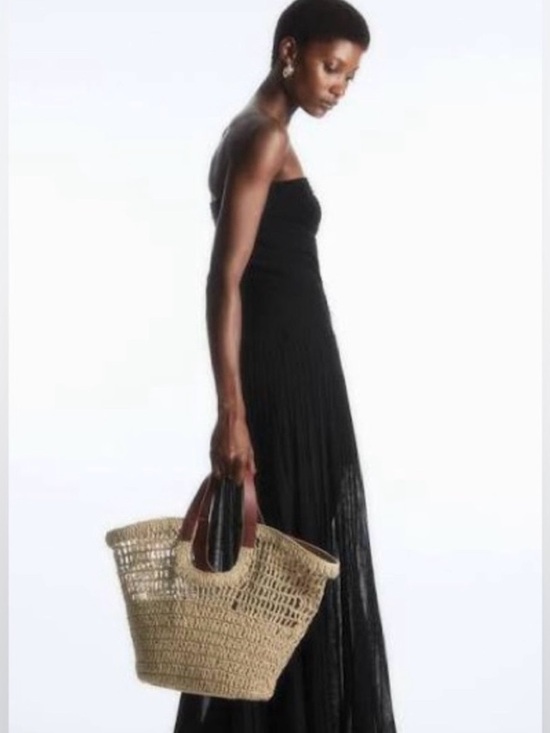 COS Handbags - COS WOVEN STRAW TOTE BAG